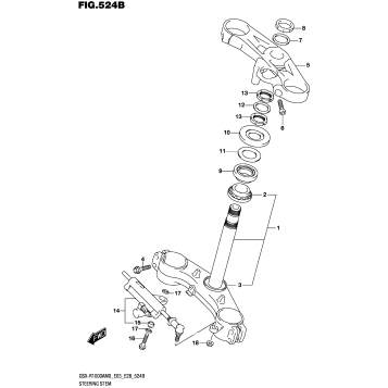 STEERING STEM (GSX-R1000RA)
