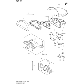 SPEEDOMETER (VZ800L3 E33)