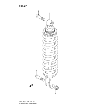 REAR SHOCK ABSORBER (DR-Z125L E33)