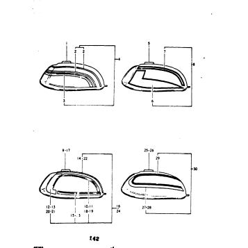 FUEL TANK [ (1) GT750K