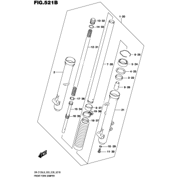 FRONT FORK DAMPER (DR-Z125LL8 E03)