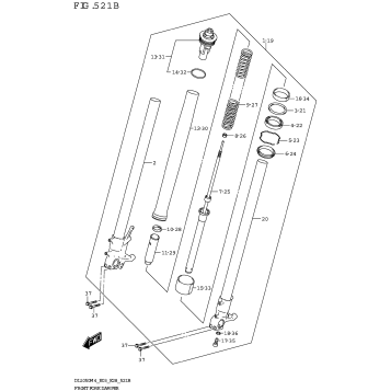 FRONT FORK DAMPER (DL1050RJ)