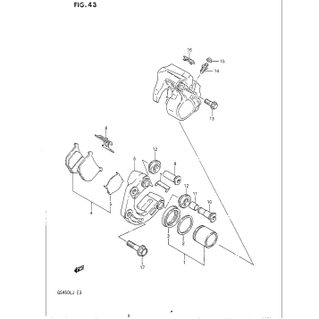 FRONT CALIPERS (MODEL F/G/H)