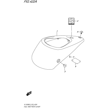 FUEL TANK FRONT COVER