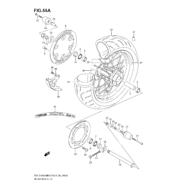 REAR WHEEL (MODEL K7/K8)