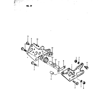 CHAIN GUIDE (RM125T)