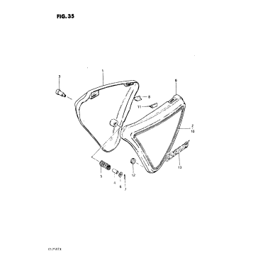 FRAME COVER (GS250TT)