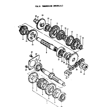 TRANSMISSION (RM125A