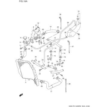 RADIATOR HOSE (MODEL S/T/V/W)