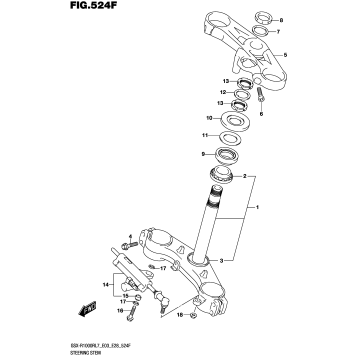 STEERING STEM (GSX-R1000RZL7 E33)