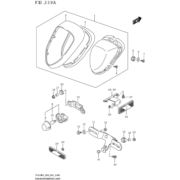 REAR COMBINATION LAMP (E33)