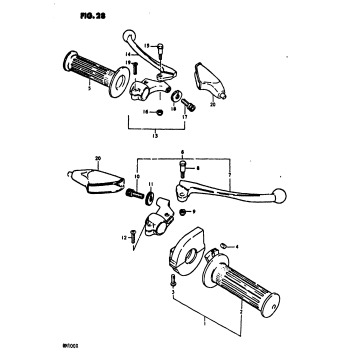 HANDLE GRIP - LEVER (RM100N)