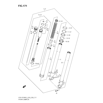 FRONT DAMPER (GSX-R1000L3 E03)