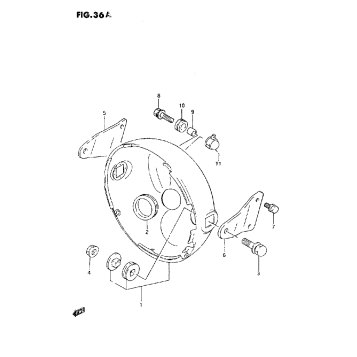 HEADLAMP HOUSING (MODEL R/S/T)