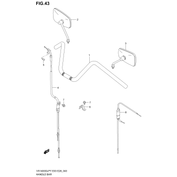 HANDLEBAR (MODEL T/V/W/X)