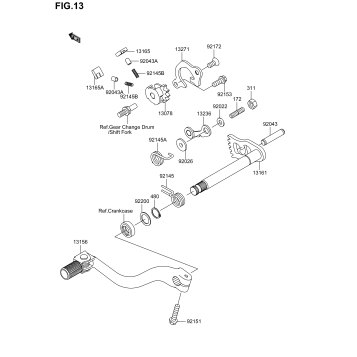 GEAR CHANGE MECHANISM