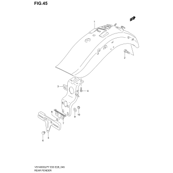 REAR FENDER (MODEL T)