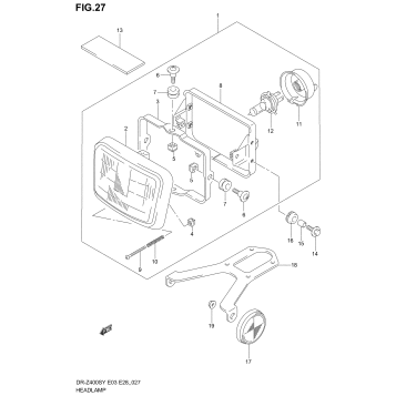 HEADLAMP (MODEL Y/K1)