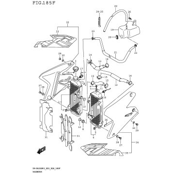 RADIATOR (DR-Z400SMM3 E33)