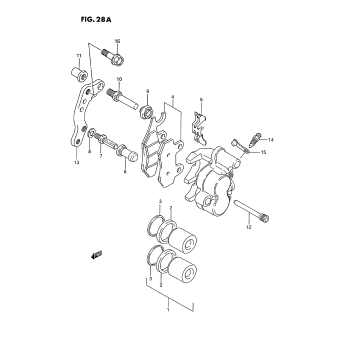 FRONT CALIPER (MODEL S)
