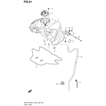 FUEL TANK (GSX-R1000L4 E33)