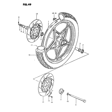 FRONT WHEEL (MODEL T)