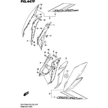FRAME BODY COVER (GSX-S750ZAL9 E28)
