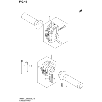 HANDLE SWITCH (AN650L4 E33)
