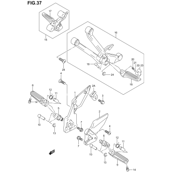 FOOTREST (SV1000SK3)