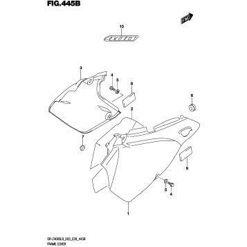 FRAME COVER (DR-Z400SL9 E28)