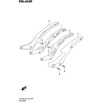 REAR FRAME (VL1500TL8 E28)