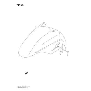 FRONT FENDER (MODEL K7/K8)