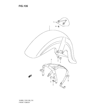 FRONT FENDER (VL800 E28)