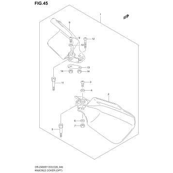 KNUCKLE COVER (MODEL Y/K1/K2 OPT)