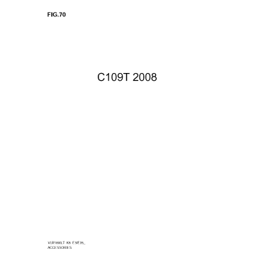 WINDSHIELD, BACKREST, MOUNTS, SADDLEBAGS C109T