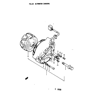 ALTERNATOR (KOKUSAN)
