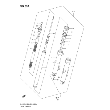 FRONT DAMPER (MODEL K3/K4/K5/K6)