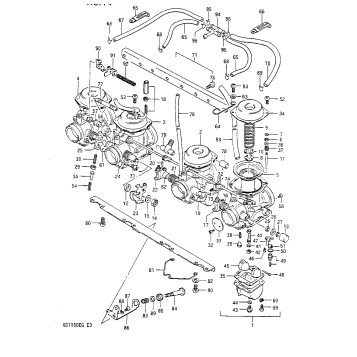 CARBURETOR (for F/F2 of CALIFORNIA)