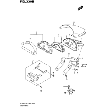 SPEEDOMETER (VZ1500L7 E28)