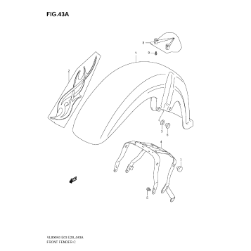 FRONT FENDER (VL800CK7)