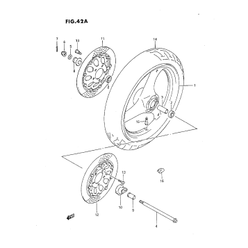 FRONT WHEEL (K/L/M/N/P/R)