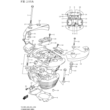 CYLINDER HEAD (REAR)