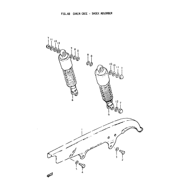 CHAIN CASE - SHOCK ABSORBER