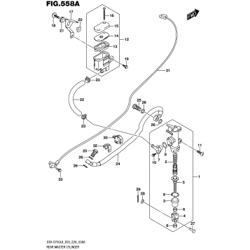 REAR MASTER CYLINDER (GSX-S750L8 E03)