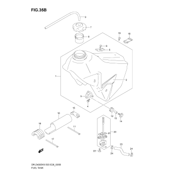 FUEL TANK (MODEL K7)