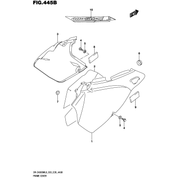 FRAME COVER (DR-Z400SML8 E28)