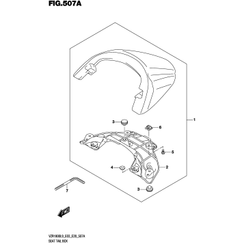 SEAT TAIL BOX (VZR1800L9 E28)