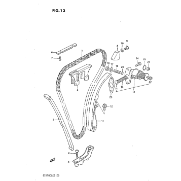 CAM CHAIN (GS1100GKD)
