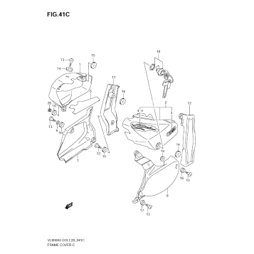 FRAME COVER (VL800CK7)
