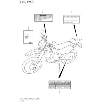LABEL (DR-Z400SL5 E03)